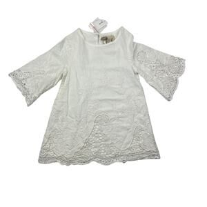 NWT Peek White Eyelet Belleflower Dress